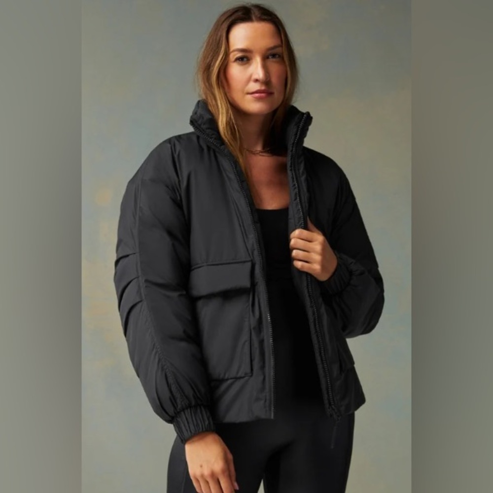 Fabletics Black All weather Puffer Jacket